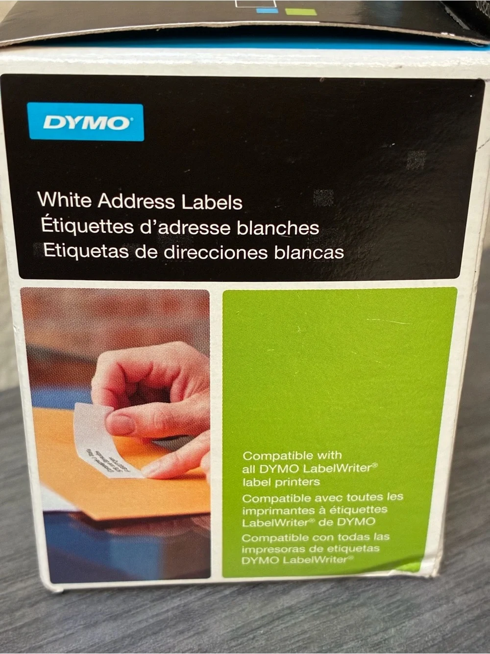 Dymo address label